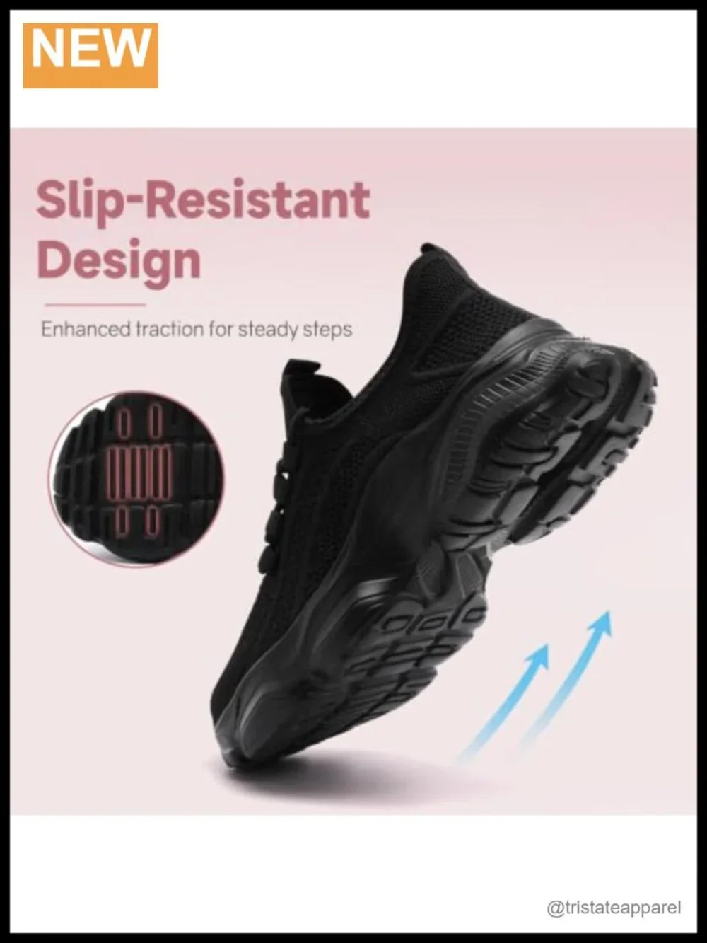 Chunky Platform Sneakers Athletic Walking Shoes Non Slip Breathable Lightweight